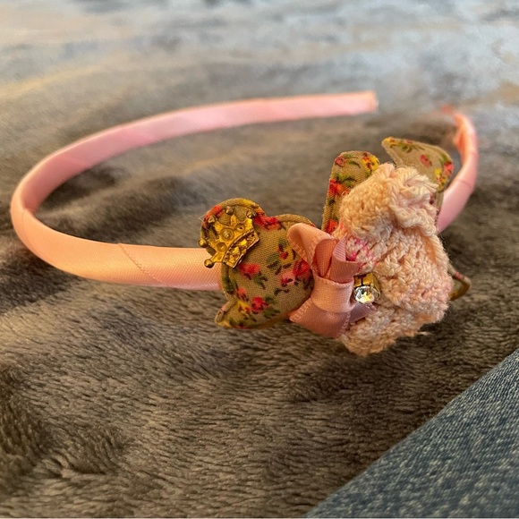 Beautiful blue dress size 18M by “just one you” by carters plus a NWOT headband - Picture 7 of 7